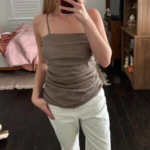 Express Women's Brown Vest